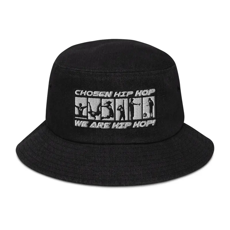 We Are Hip Hop Denim Bucket Hat