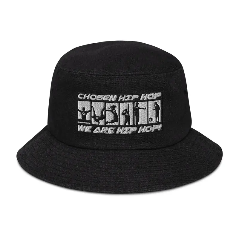 We Are Hip Hop Denim Bucket Hat